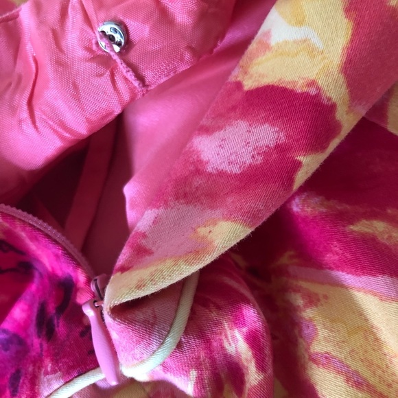 Alex Marie pink yellow floral sleeveless sheath Dress NWOT size 4 - Picture 8 of 8